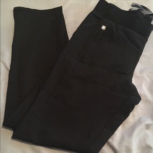 Figs Scrub Pants Black Small New No Tags